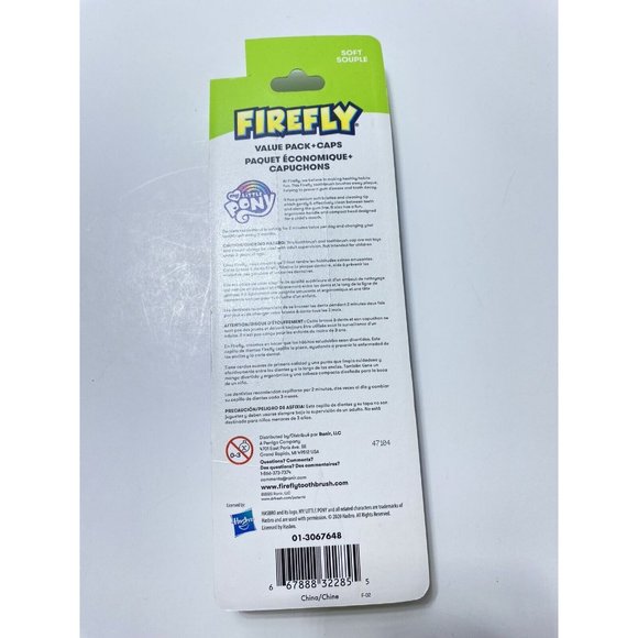 Hasbro My Little Pony "Firefly" Toothbrush Pack, Set of 2 Children's Toothbrushe - Picture 6 of 6